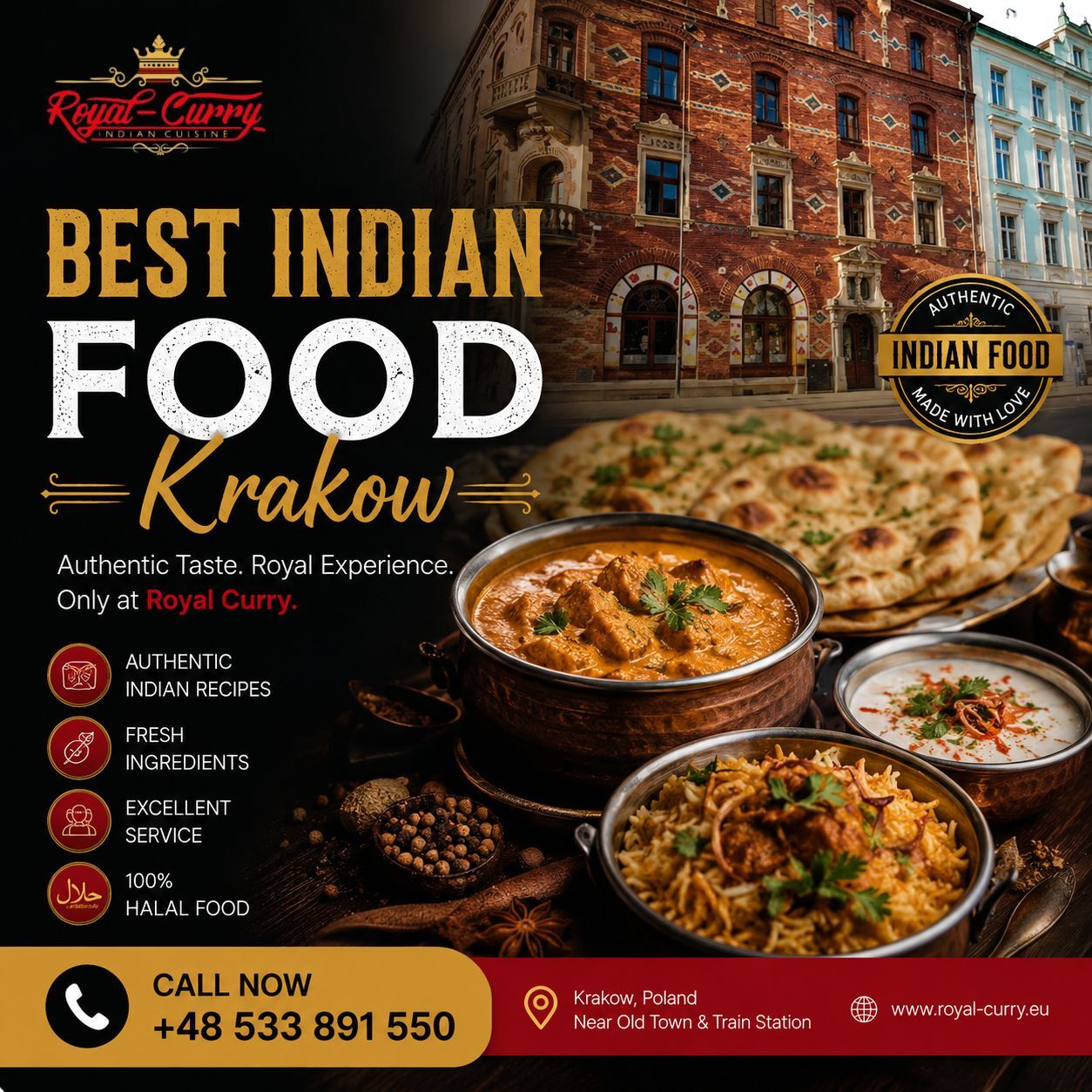 Warsaw, Restaurants, Best Indian Food In Krakow | Royal Curry &ndash; Authentic Halal Indian Restaurant