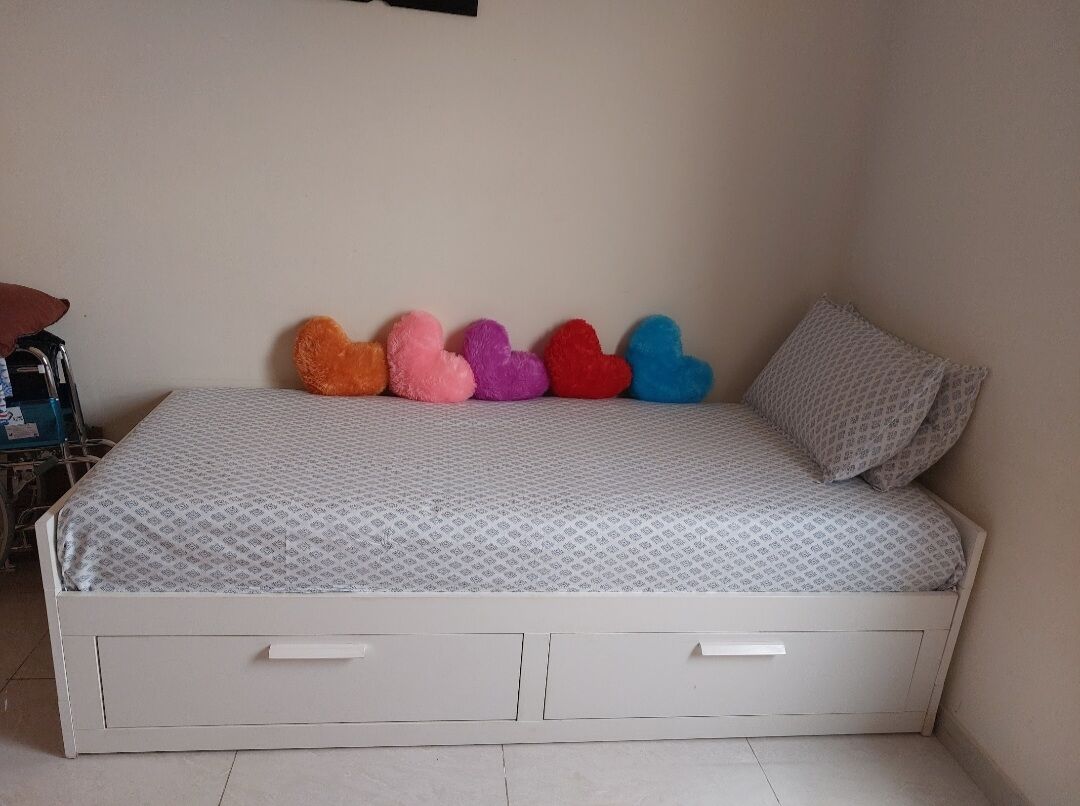 Al Aziziyah, Furniture, SAR 850,  Ikea Bed With Mattress