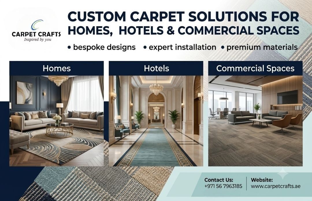 Dubai, Household, Custom Carpet Solutions For Homes, Hotels & Commercial Spaces