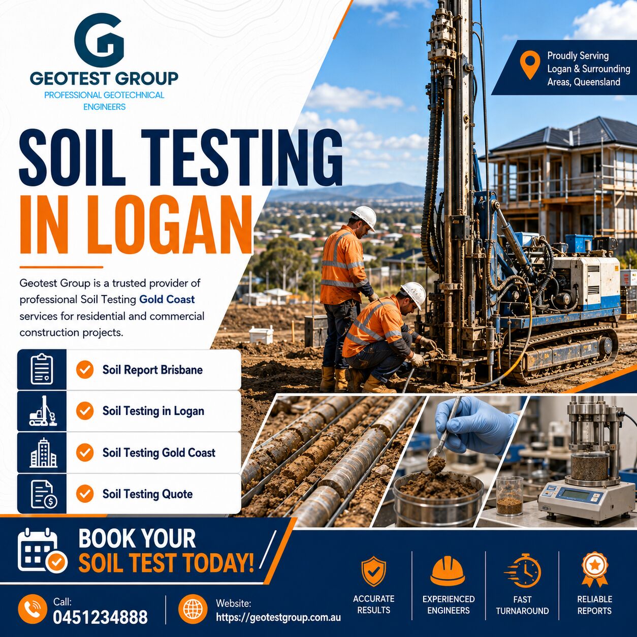 Brisbane, Business, Soil Testing In Logan &ndash; Professional Geotechnical Investigation Services
