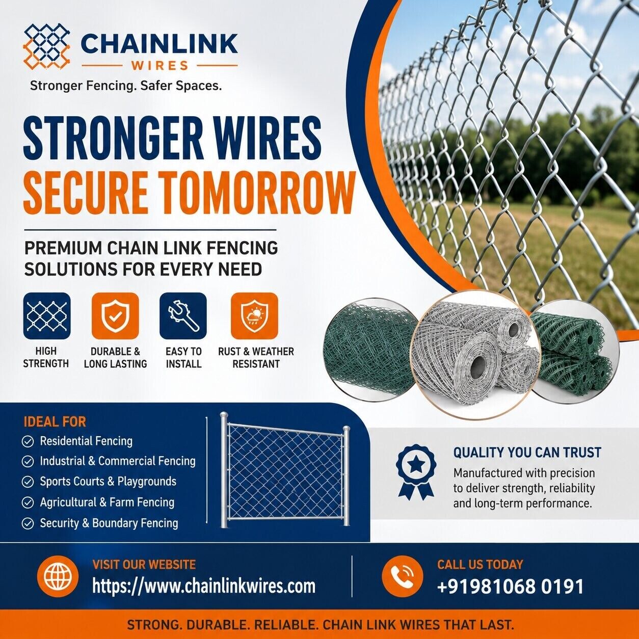 New Delhi, Items Wanted, Chain Link Fencing Manufacturer In Delhi