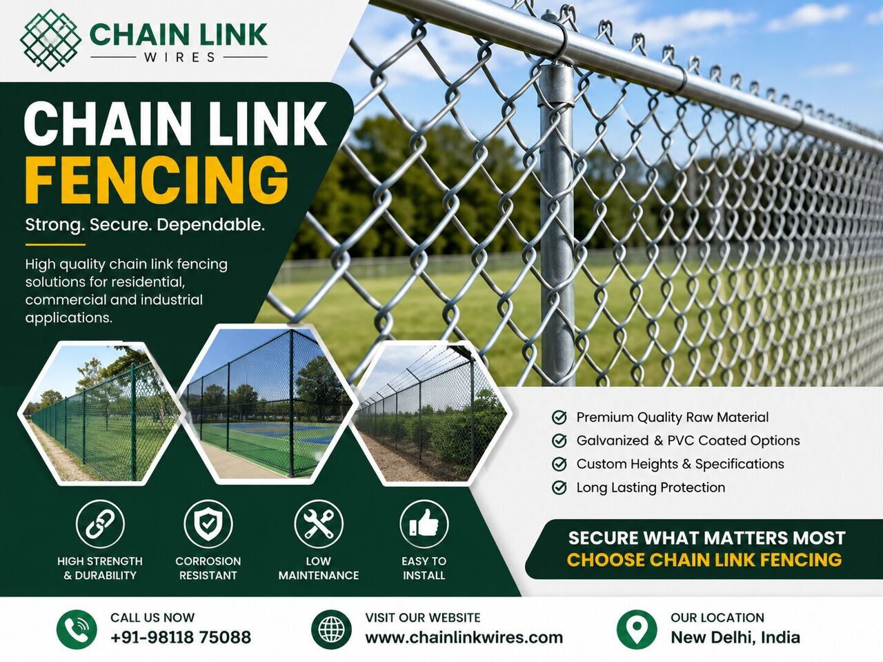 Mumbai, Items Wanted, Chain Link Fencing