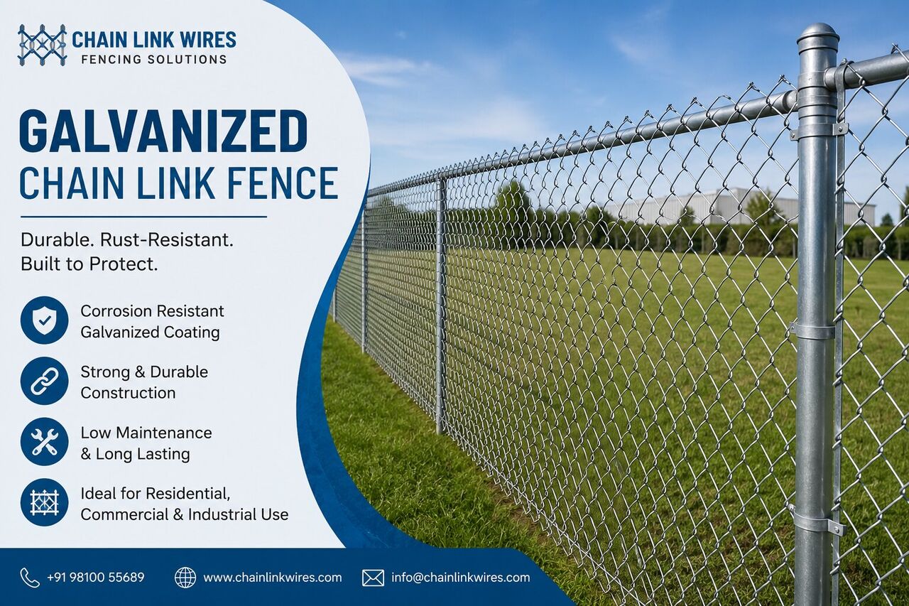 Mumbai, Items Wanted, Galvanized Chain Link Fence &ndash; Durable Protection For Residential And Industrial Boundaries