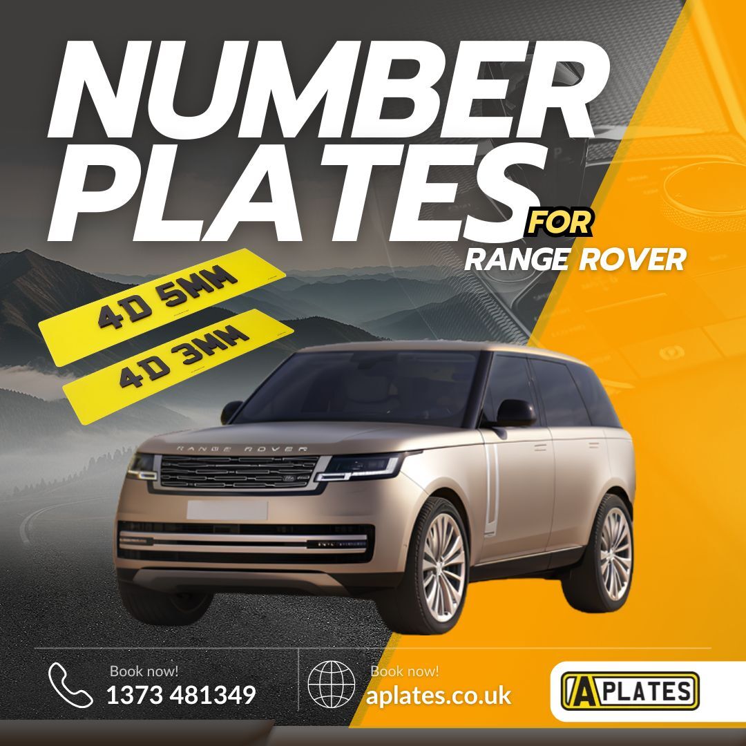 London, Auto Parts, Stylish Range Rover Number Plates For Every Model