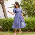 INR 1599,  Stay Cool & Look Elegant With Cotton Short Dresses For Summer
