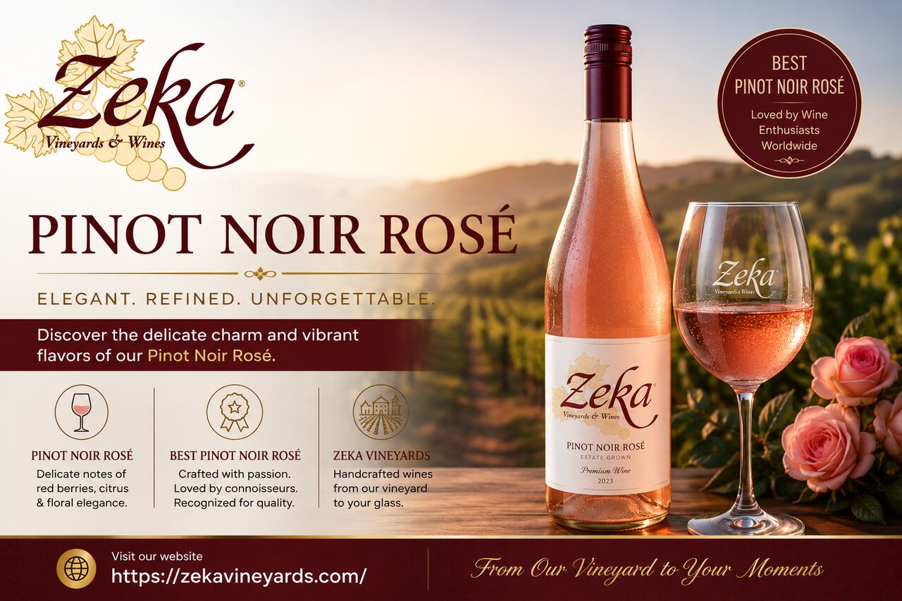 New York, Food, Looking For The Best Pinot Noir Rosé? Discover Zeka Vineyards