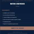Waiters (Male - Female)