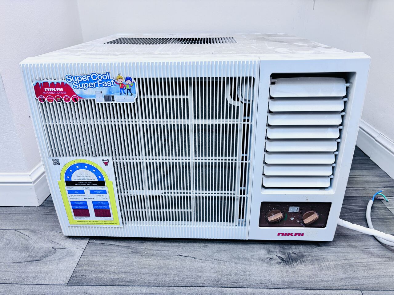 Manama, Air Conditioners, BHD 80,  #1 WINDOW AC 1.5TON NIKAI BRAND EXCELLENT CONDITION
