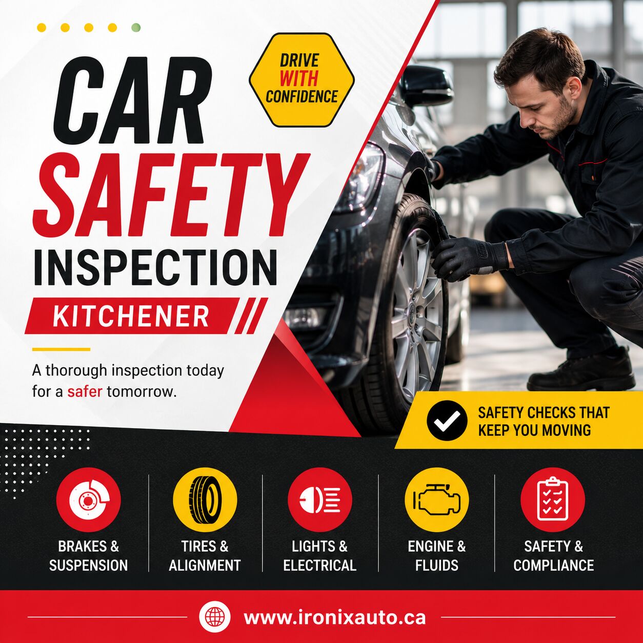 Kitchener-Waterloo-Cambridge, Automotive, Car Safety Inspection Kitchener