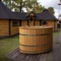 GBP 1995,  1-2 Person Oval Cold Plunge Tub
