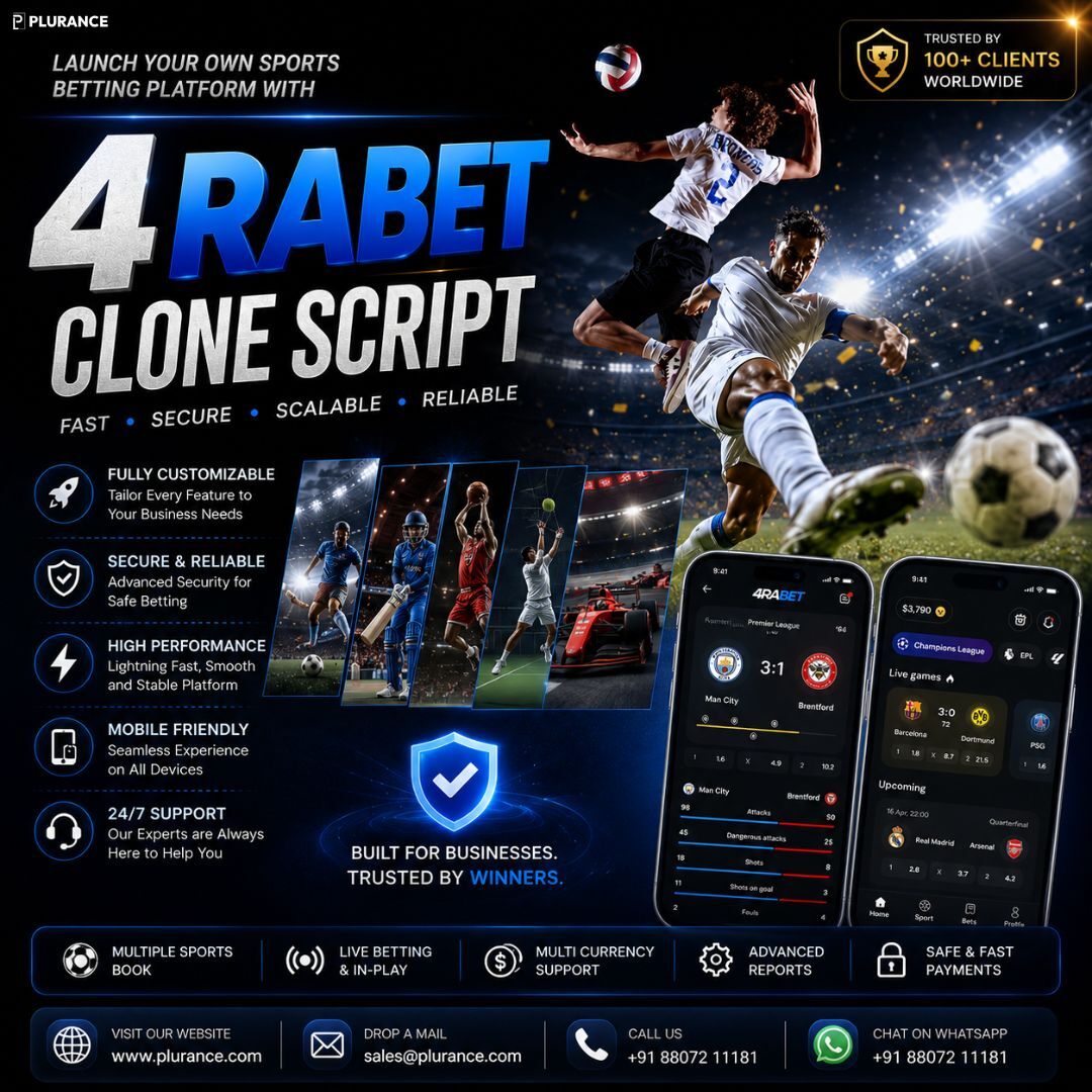 Mumbai, Software Development, Turn Your Betting Idea Into Reality With 4rabet Clone Script