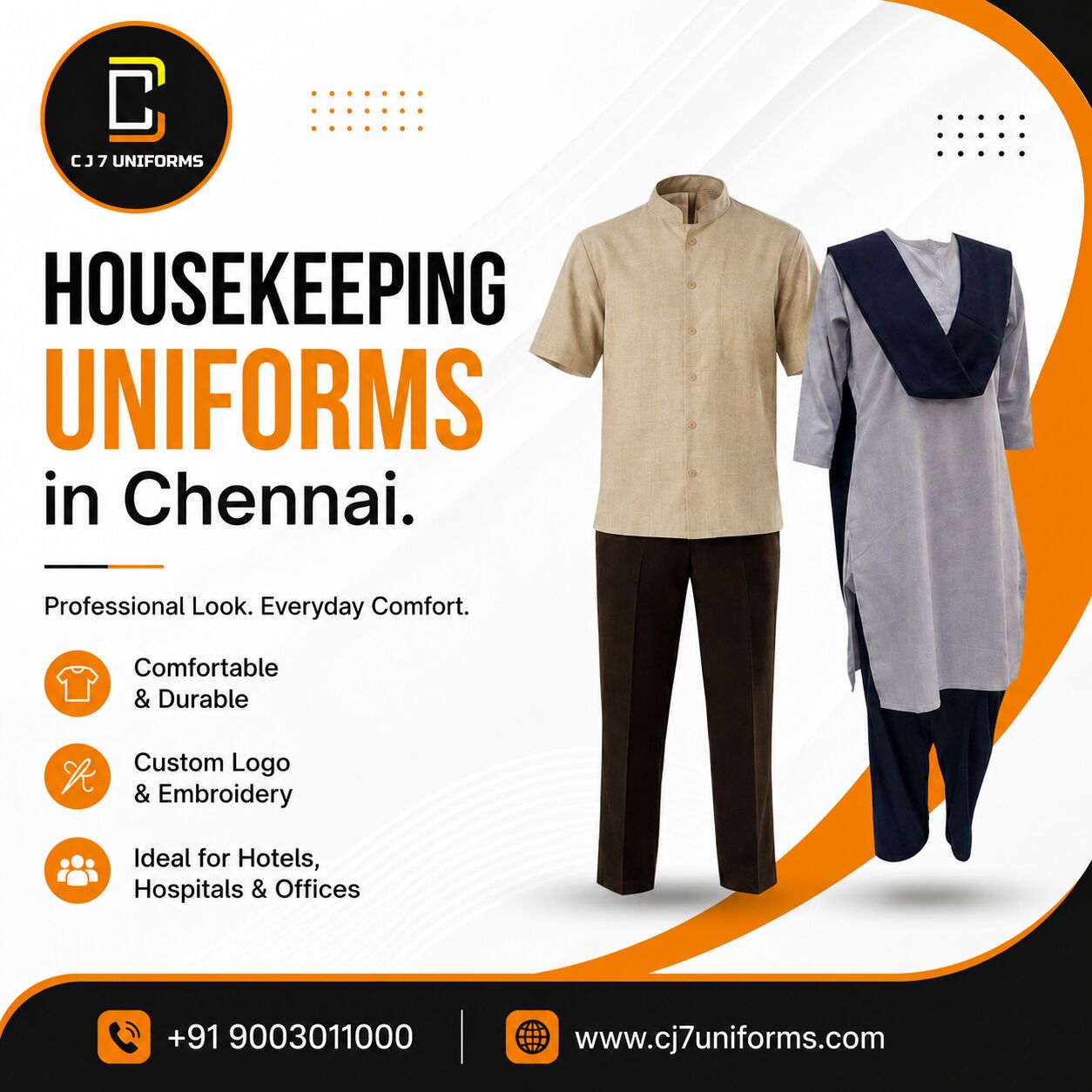 Chennai, Clothing & Accessories, INR 500,  Housekeeping Uniform Manufacturer In Chennai