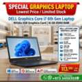 BHD 113,  DELL Graphics Core I7 Laptop 14" Full HD Screen NVidia 2GB Graphics 16GB RAM 256GB M.2 SSD