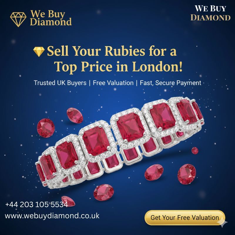 London, Items Wanted, Sell Your Rubies Online In London - Get A Top Price