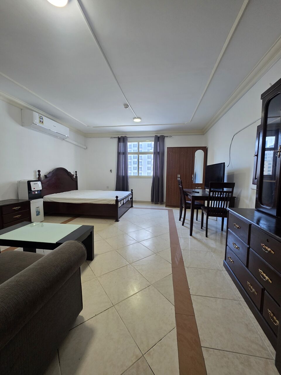 Juffair, Apartments, Flats, Houses & Villas, BHD 180/month,  Furnished,  2 BR,  Very Bright & Neet Fully Furnished Spacious Studio Flat With Ewa @180/BD In Juffair