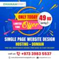 TODAY OFFER-Single Page Website Design