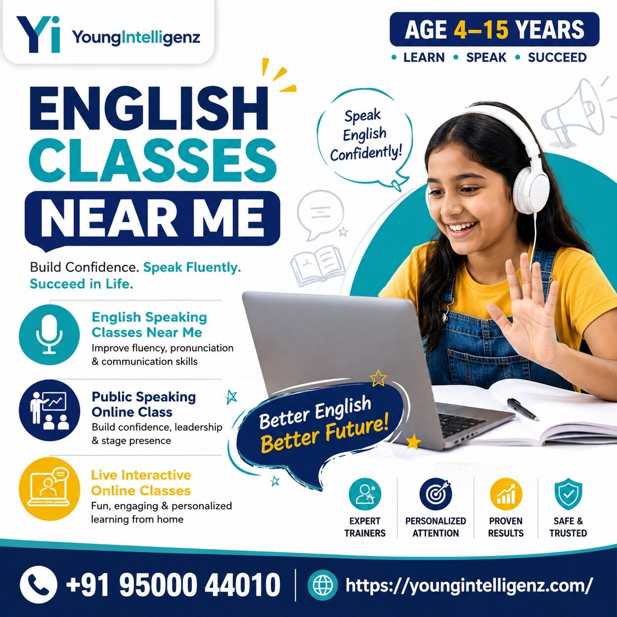 Chennai, Training, English Spoken Classes For Kids & Adults &ndash; Young Intelligenz