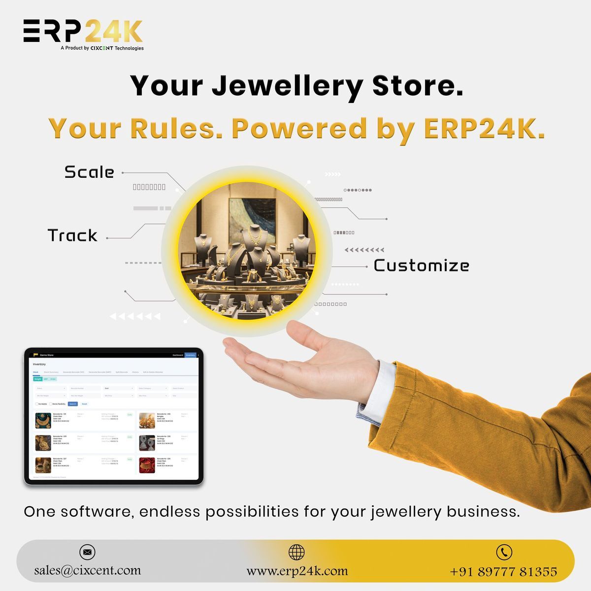 Hyderabad, Business, How Can Jewellery Software Manage Multiple Branches?