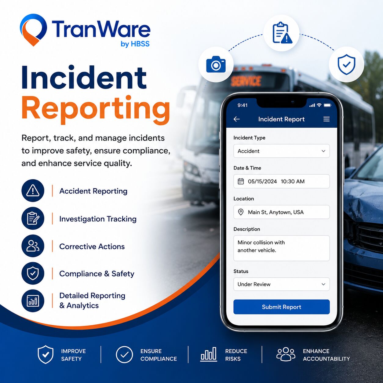 New York, Passenger Transport, Incident Reporting Software &ndash; Simplify Fleet Safety And Incident Management