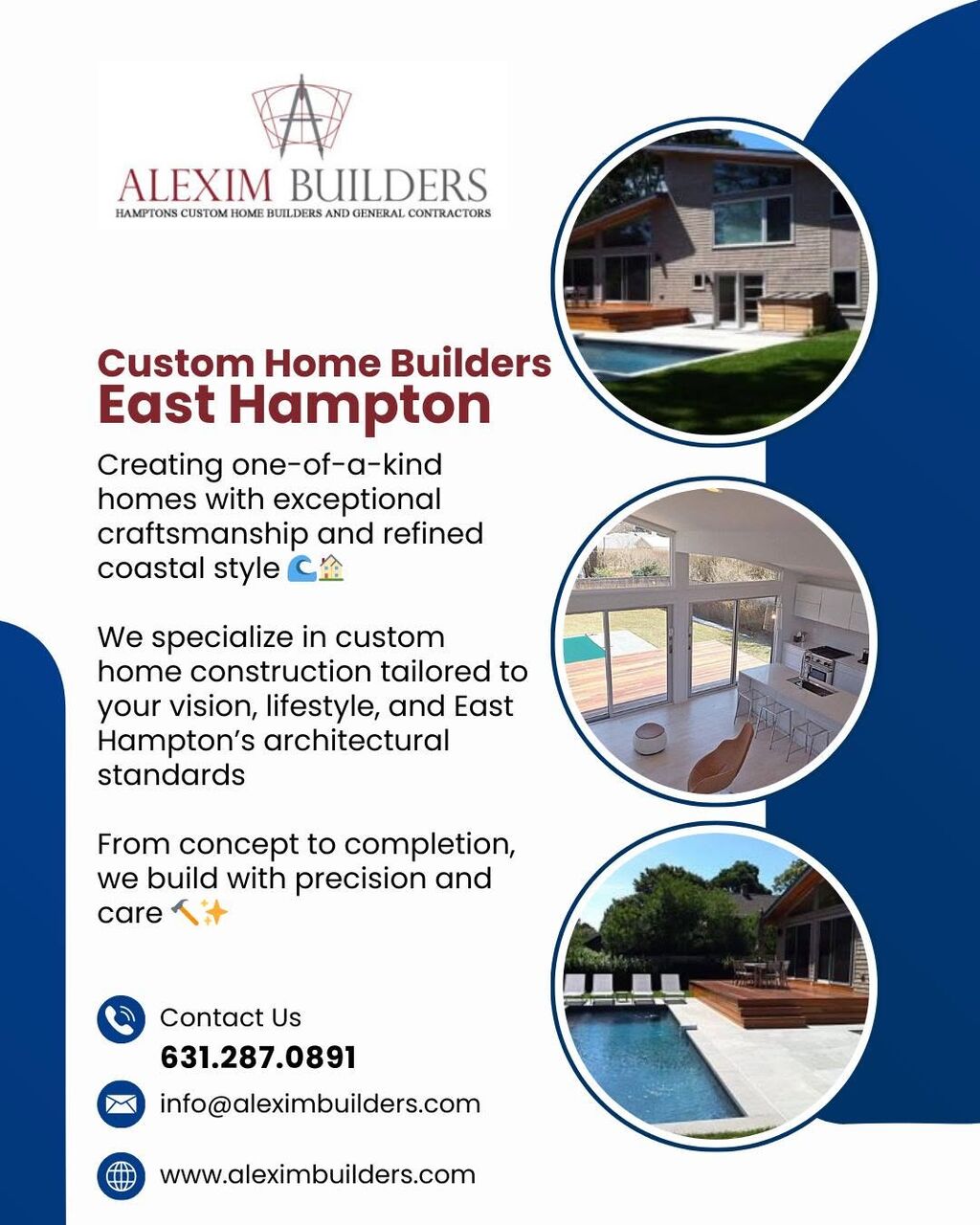 New York, Apartments, Flats, Houses & Villas, East Hampton Builders New York - Alexim Builders