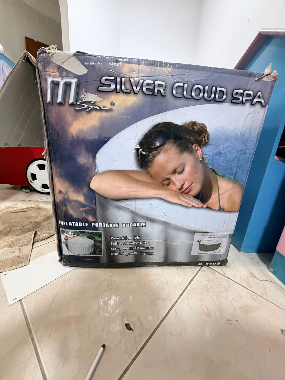 Khobar, Furniture, SAR 1200,  M Spa Silver Cloud Inflatable For Sale
