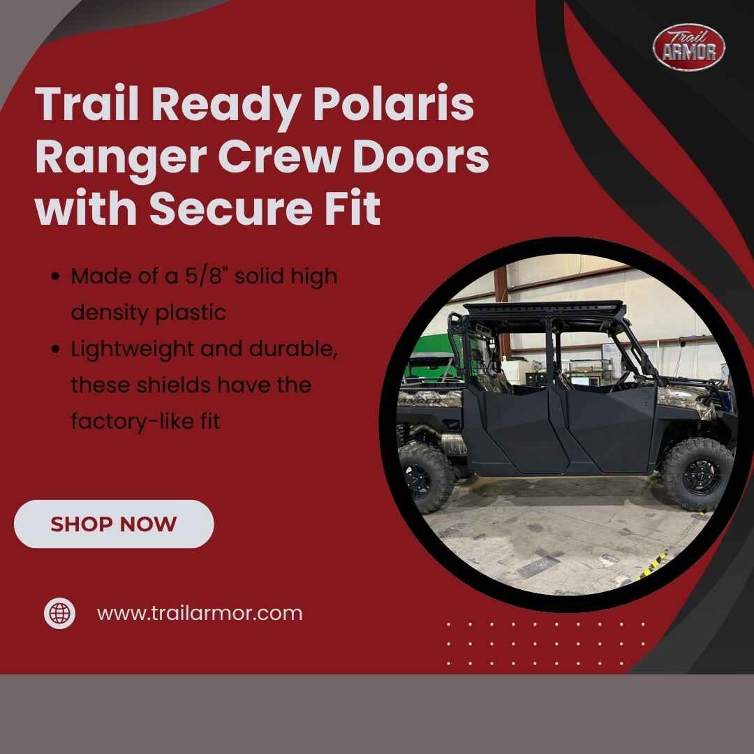 New York, Automotive, Trail Ready Polaris Ranger Crew Doors With Secure Fit