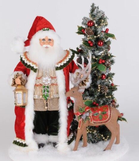New York, Collectibles, USD 330,  Buy Karen Didion Santa Statues For Unique Christmas Home Decor