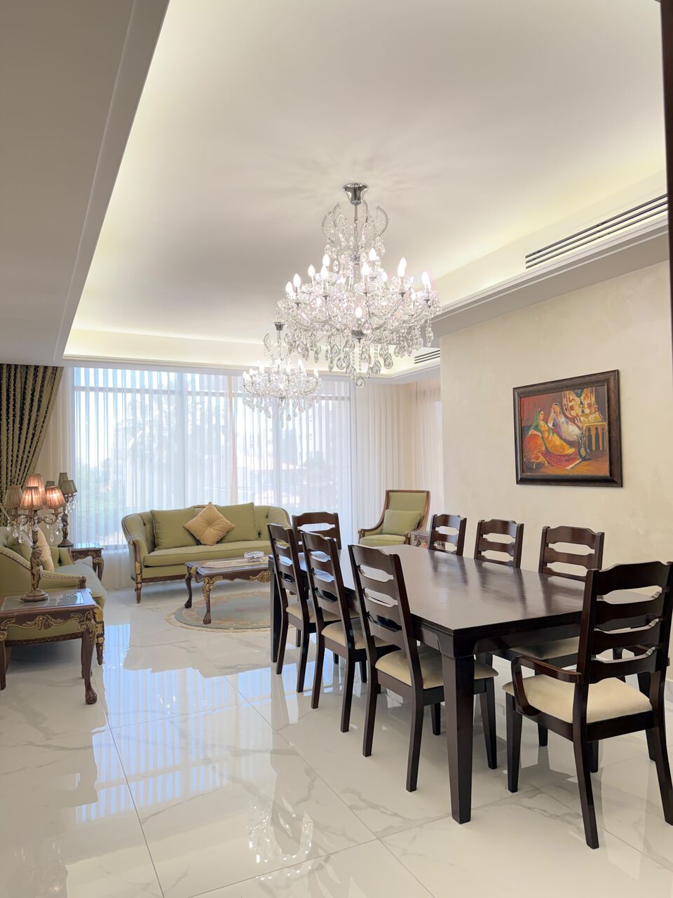 Abdoun, Apartments, Flats, Houses & Villas, JOD 20000/year,  Furnished,  2 BR,  Brandnew Fully Furnished 2B Apart With Baconly In Abdoun 00962777688956