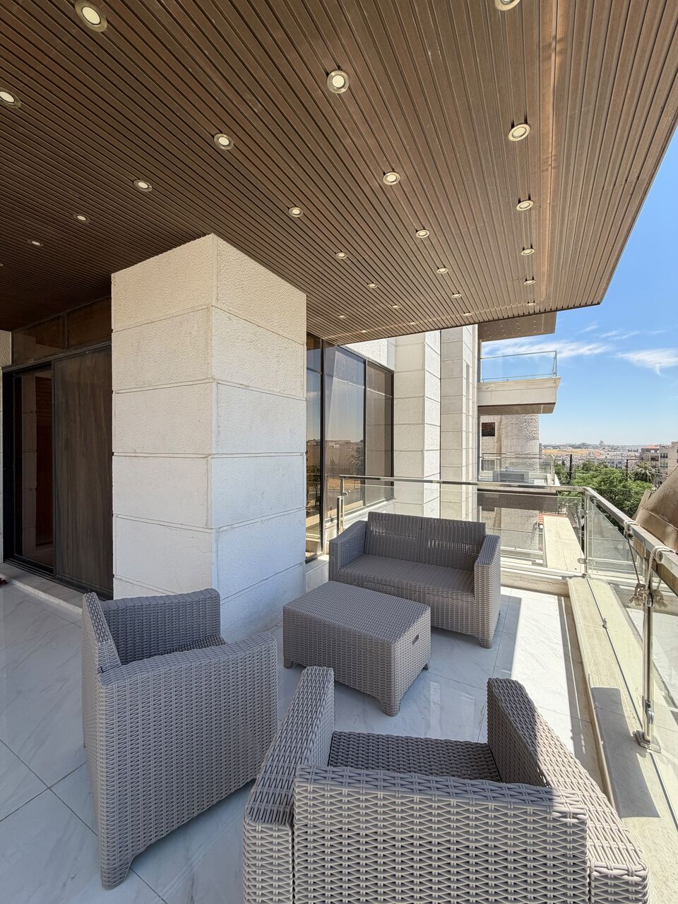 Abdoun, Apartments, Flats, Houses & Villas, JOD 20000/year,  Furnished,  2 BR,  Brandnew Fully Furnished 2B Apart With Baconly In Abdoun 00962777688956