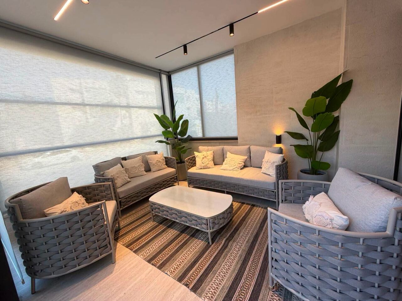 Amman, Apartments, Flats, Houses & Villas, JOD 18000/year,  Furnished,  2 BR,  Ground Fully Furinshed 2B Apartment With Terrace In Swefieh 00962777688956