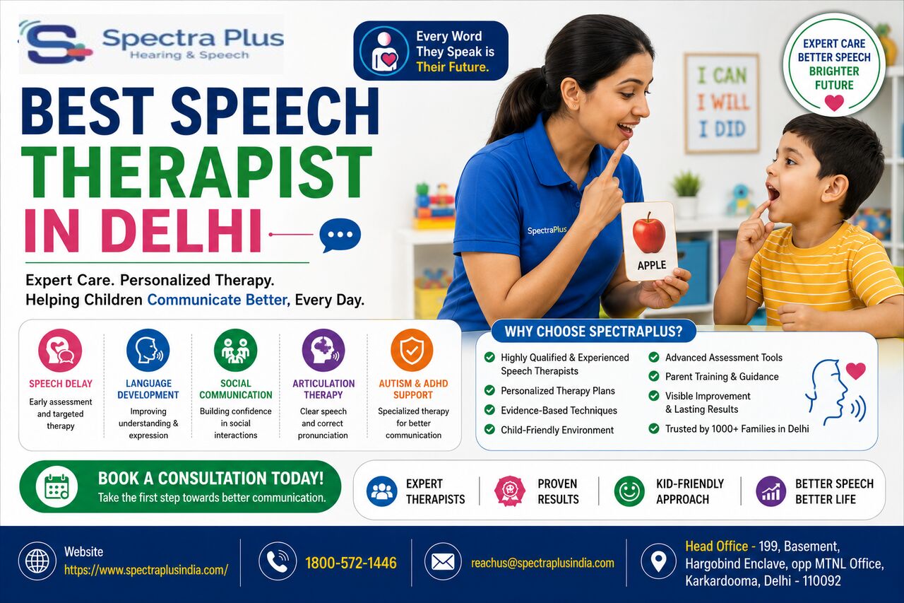New Delhi, Marketing, Best Speech Therapist In Delhi