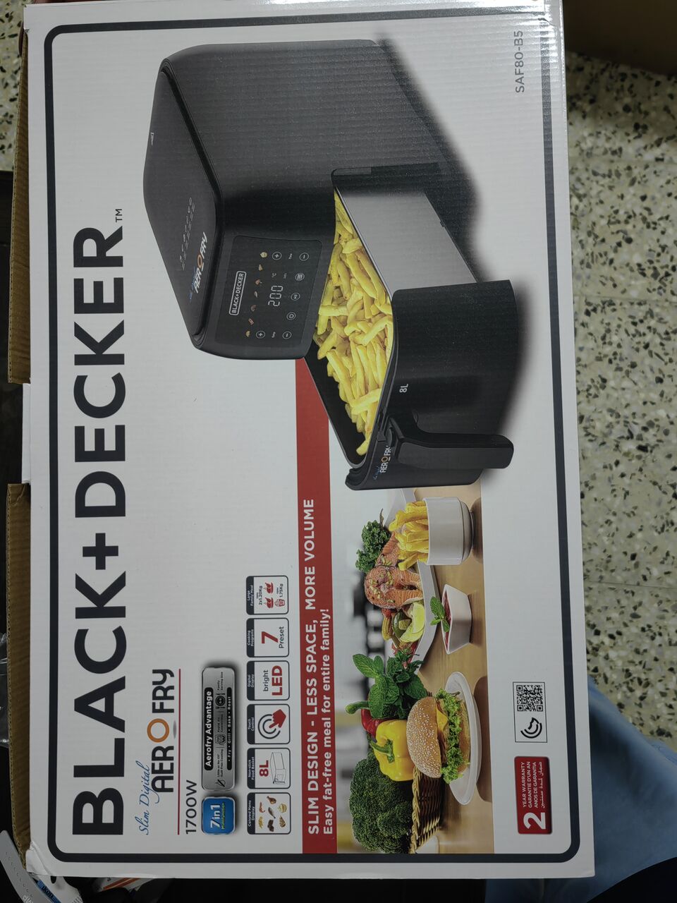 Jubail, Appliances, SAR 300,  Black + Decker Air Fryer