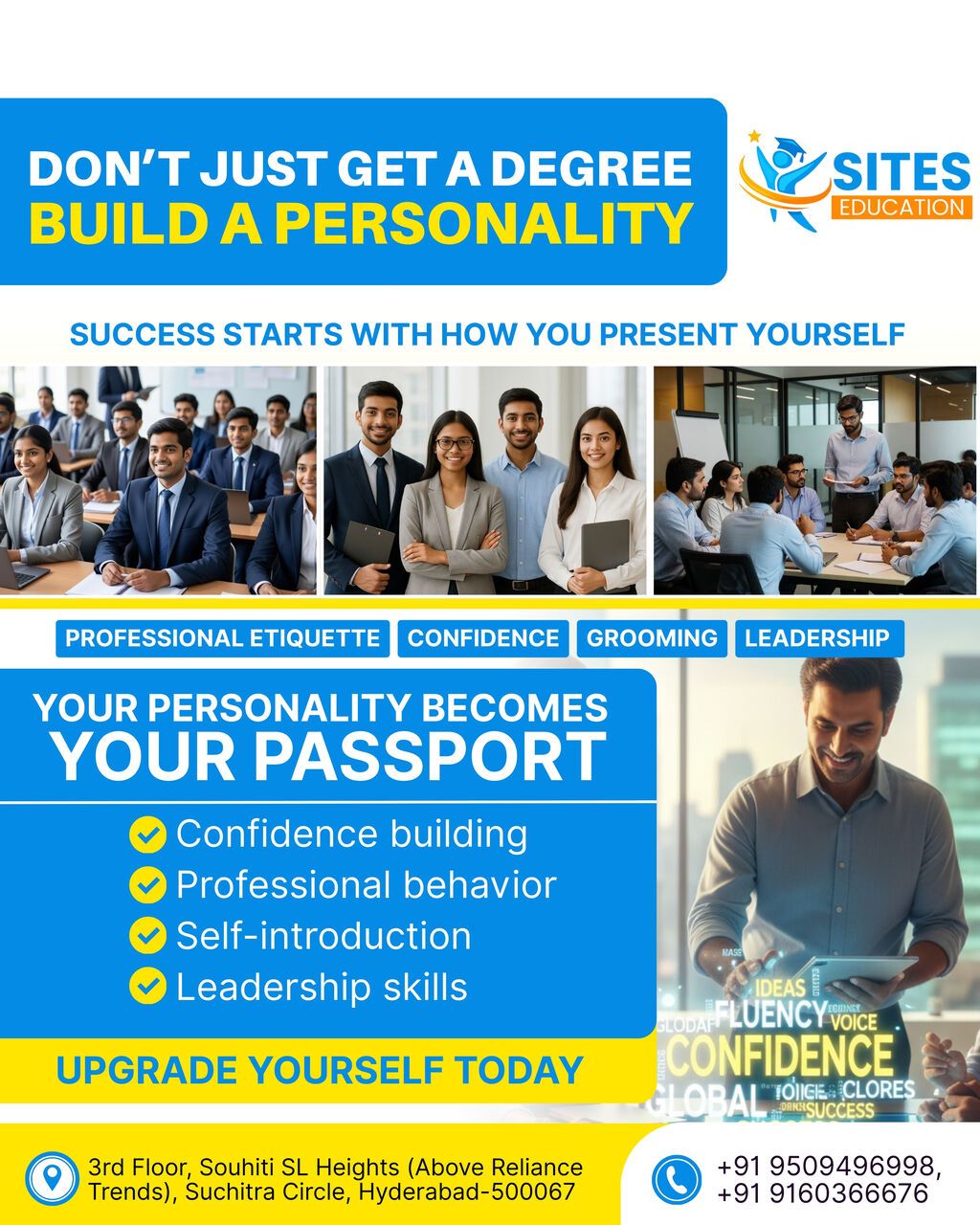 Hyderabad, Lessons Offered, Sites Education Fast-Track Multimedia Training