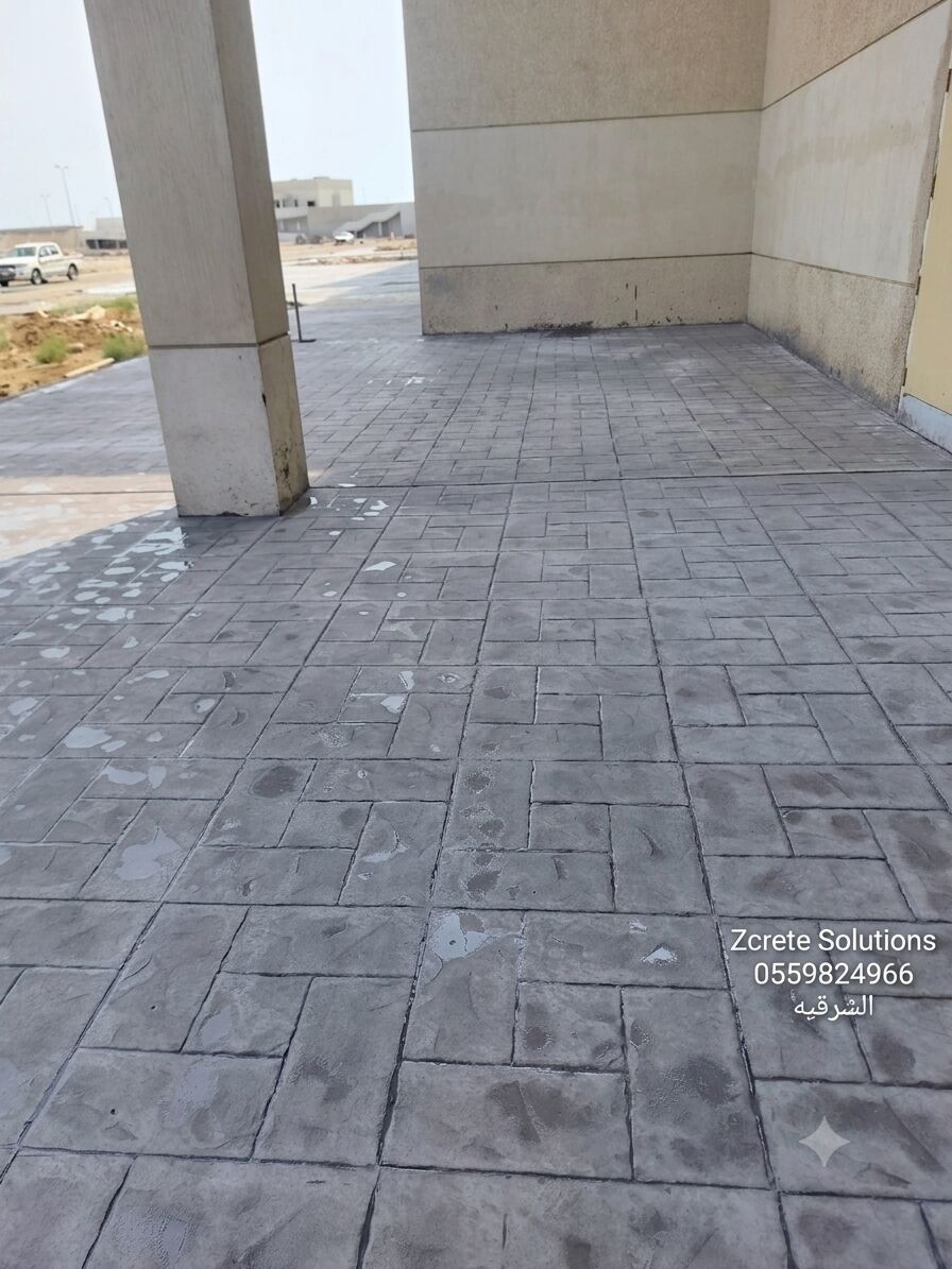 Khobar, Construction, صبة مروحة تنعيم الخرسانة المطبوعة