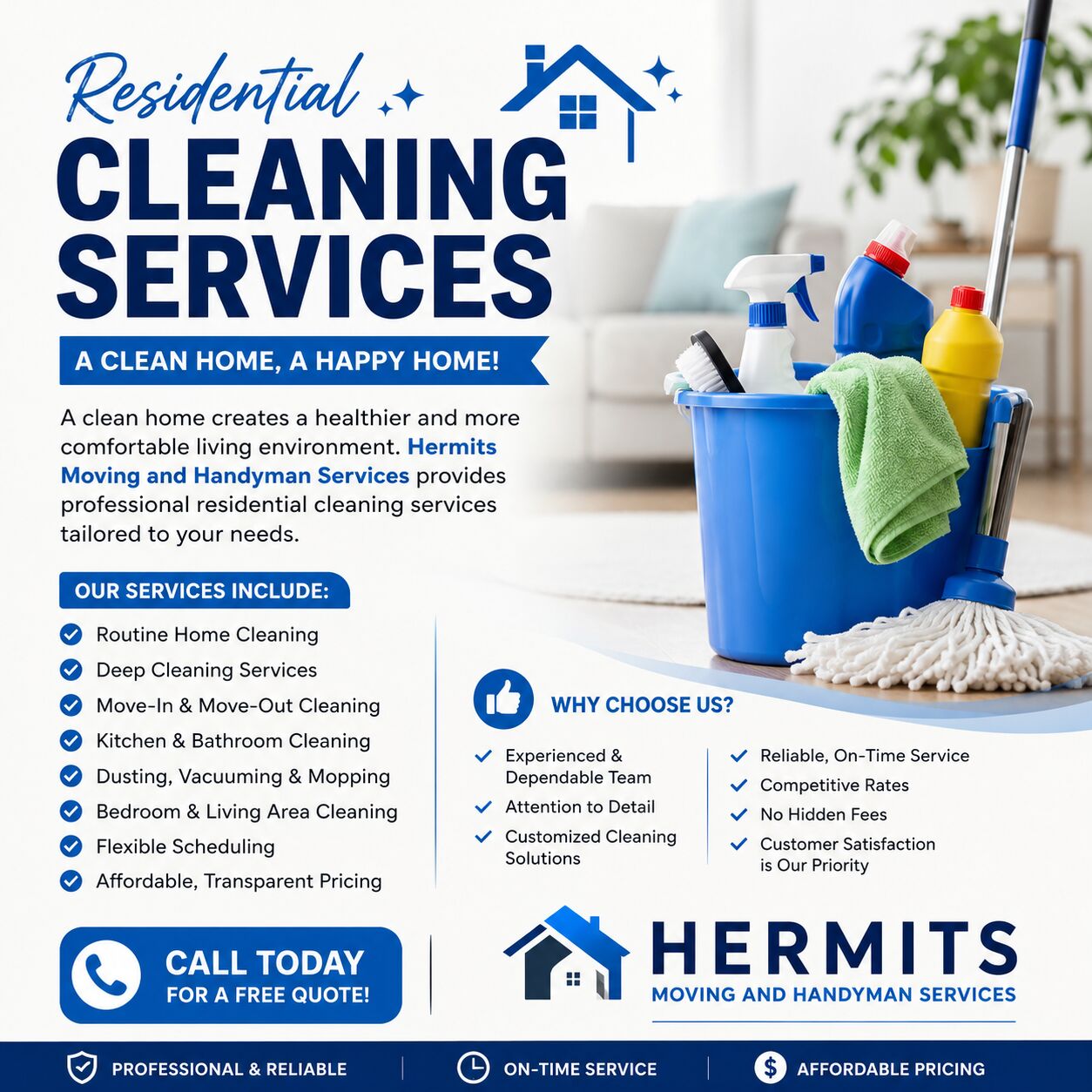 New York, Business, Residential Cleaning Services &ndash; Hermits Moving And Handyman Services