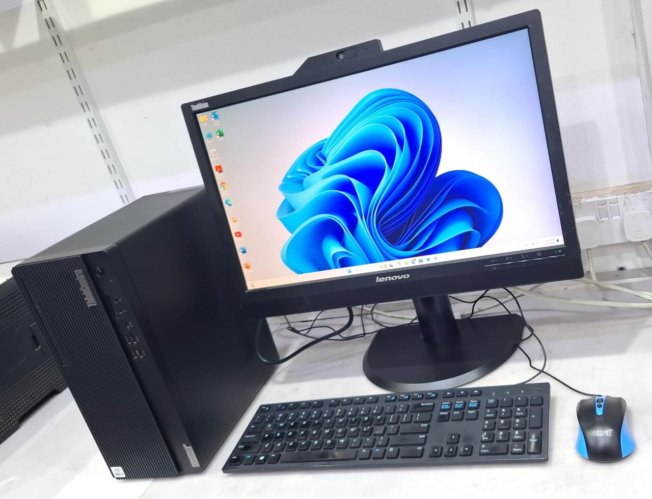 Muharraq, Computers, BHD 88,  LENOVO 10th Generation Core I3 Computer Set Lenovo 22" Monitor + 8GB DDR4 RAM Ready Win 11