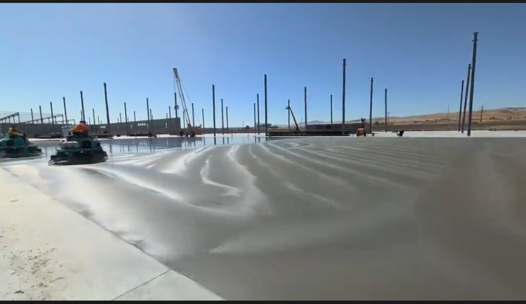 Irqah, Construction, Iam Work In Concrete Stomped
