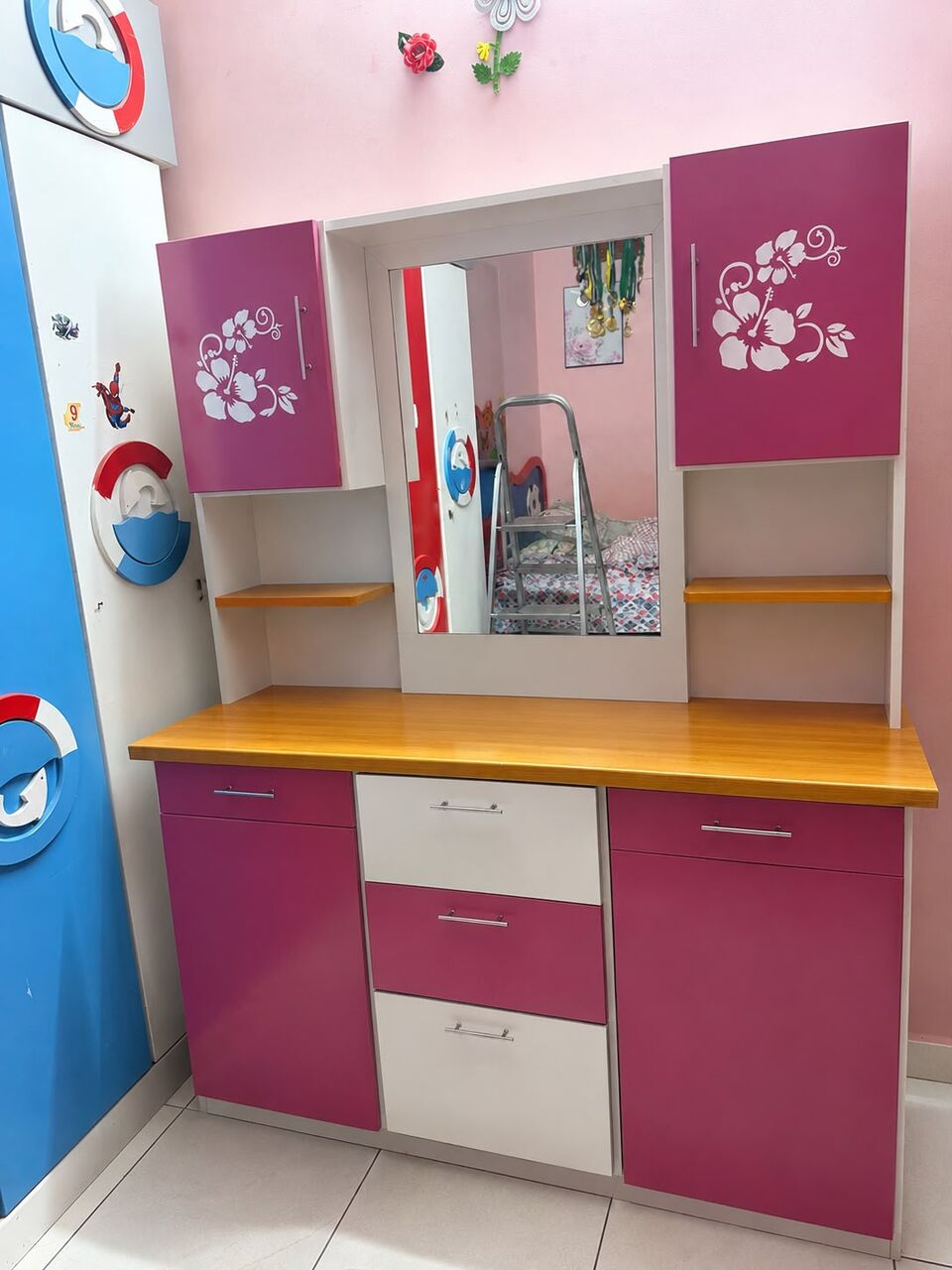 Riyadh, Household Items, SAR 100,  Clourful Wardrobe Kids And Study Table