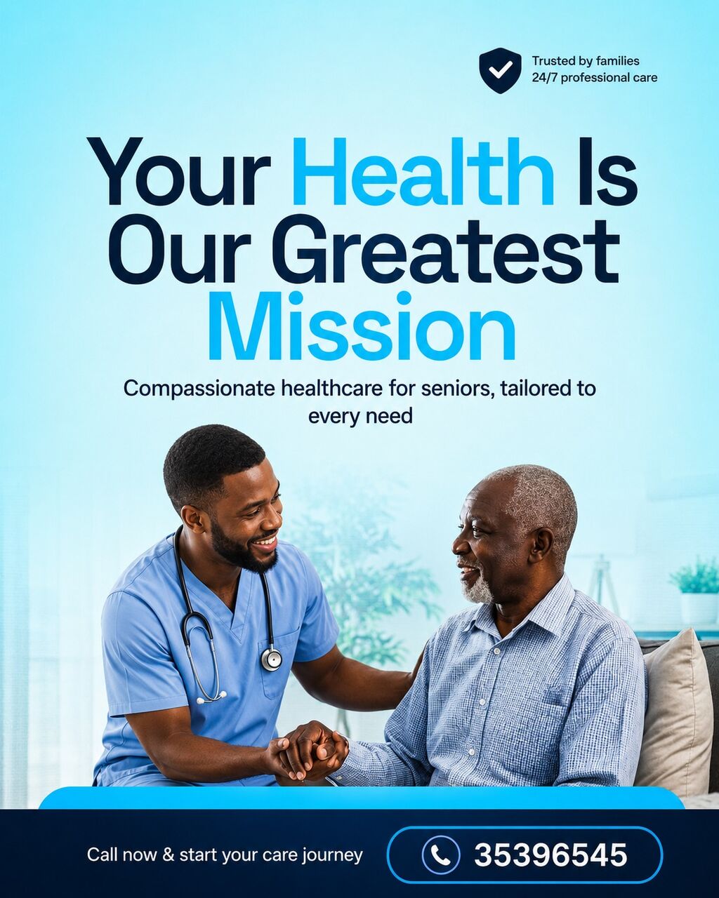 Manama, Elder Care, Private Male Caregiver Service