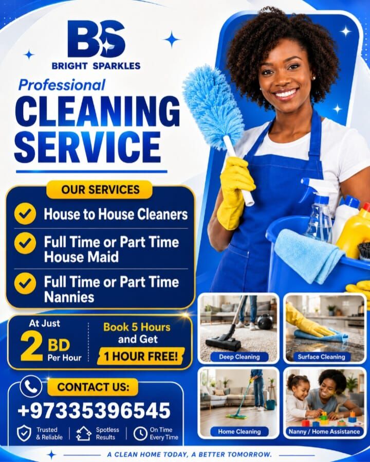Manama, Cleaning, House Cleaning And Housemaid Services