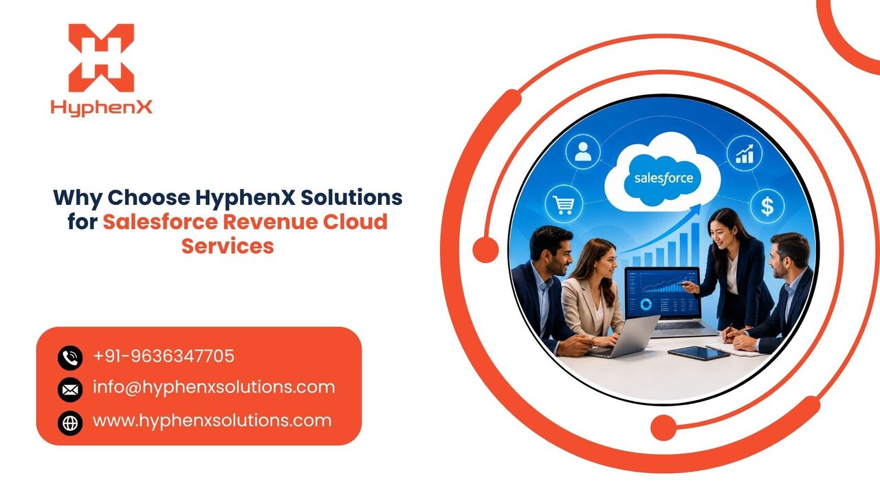 Jaipur, Software Development, Why Choose HyphenX Solutions For Salesforce Revenue Cloud Services