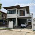 THB 19999,  55 Sq. Feet,  Fully Furnished, 4 Air Conditioners, Saransiri Single House For Rent, 3 Bedrooms, 2