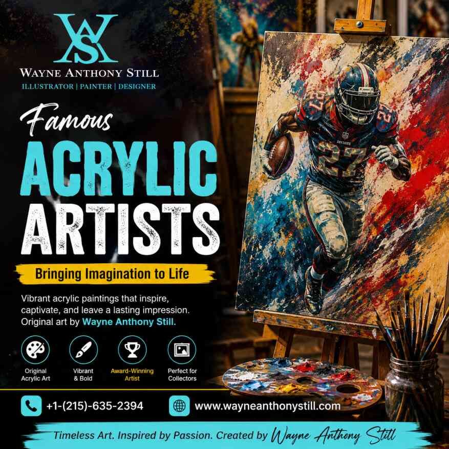 New York, Health, Famous Acrylic Artists Creating Timeless Original Paintings