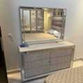 SAR 2400,  Modern King Bedroom Set &ndash; Bed, Wardrobe, Dresser & Nightstands &ndash; Excellent Condition