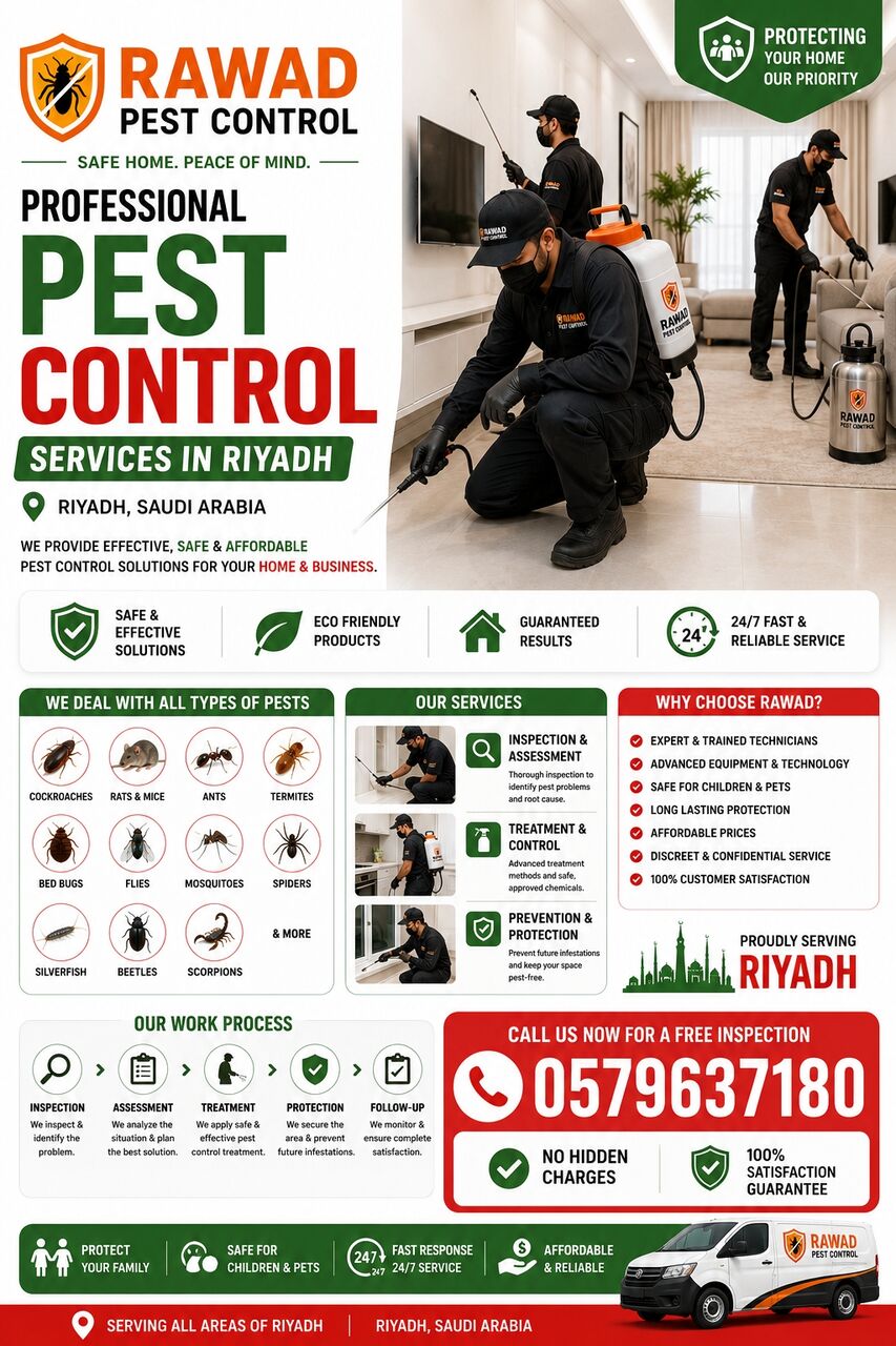Al Sahafa, Pest Control, 🌟 Keeping Your Environment Safe, Clean & Pest-Free 🌟 🏠💚 Safe Home • Healthy Workplace