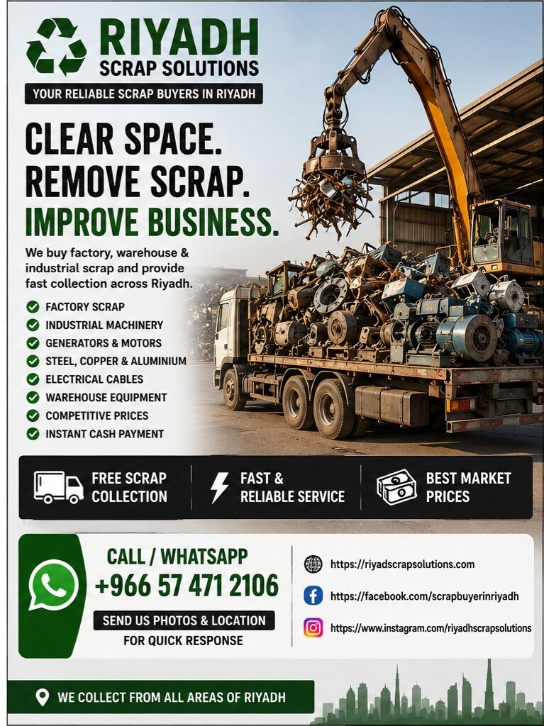 Riyadh, Items Wanted, Looking For Scrap