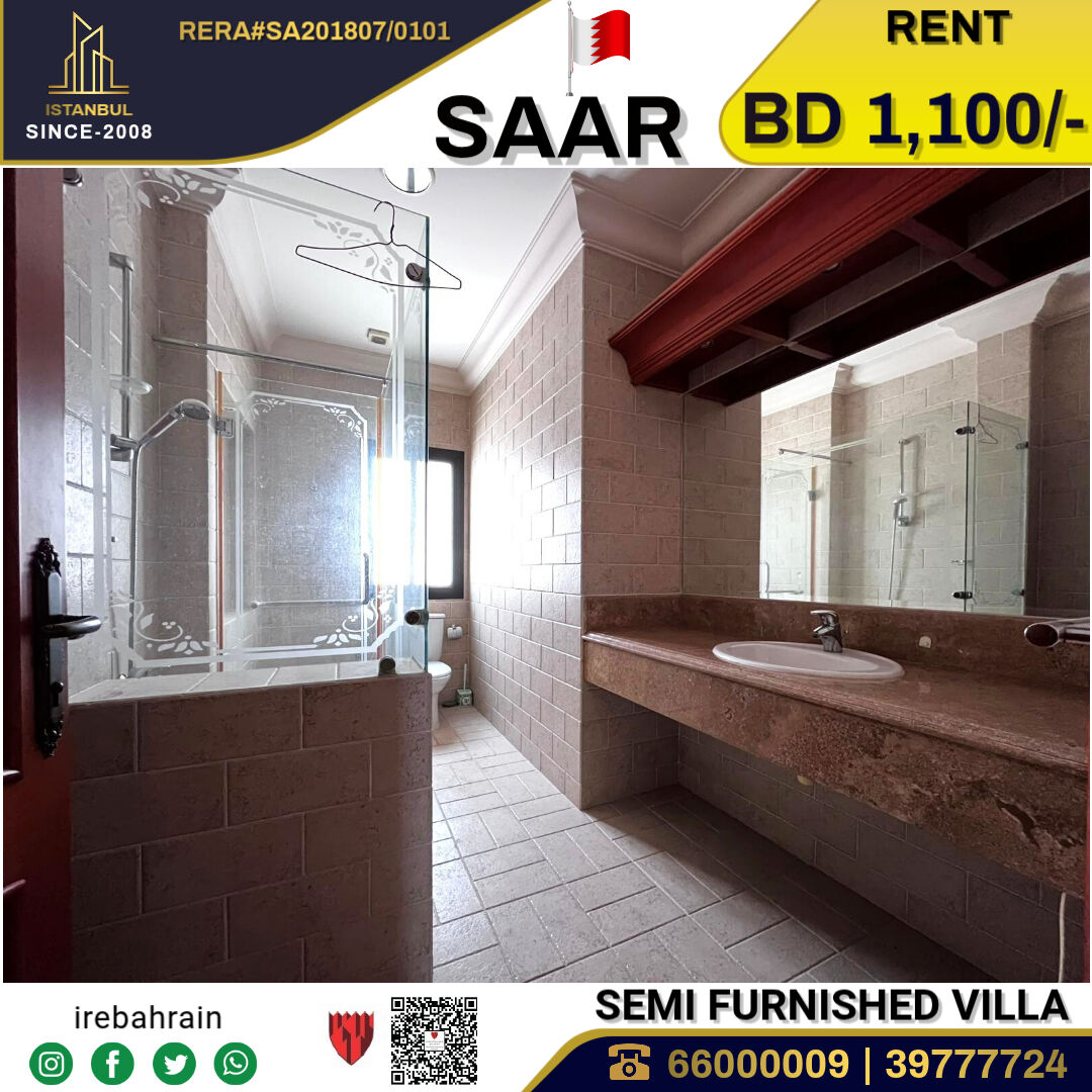 Saar, Villas, BHD 1100,  Semi Furnished Luxury Villa For Rent In Saar