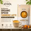 Authentic Organic Spiced Turmeric Latte For Everyday Nutrition