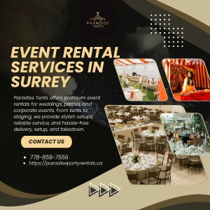 Surrey, Event Planning, Quality Event Rental Services In Surrey For Any Celebration