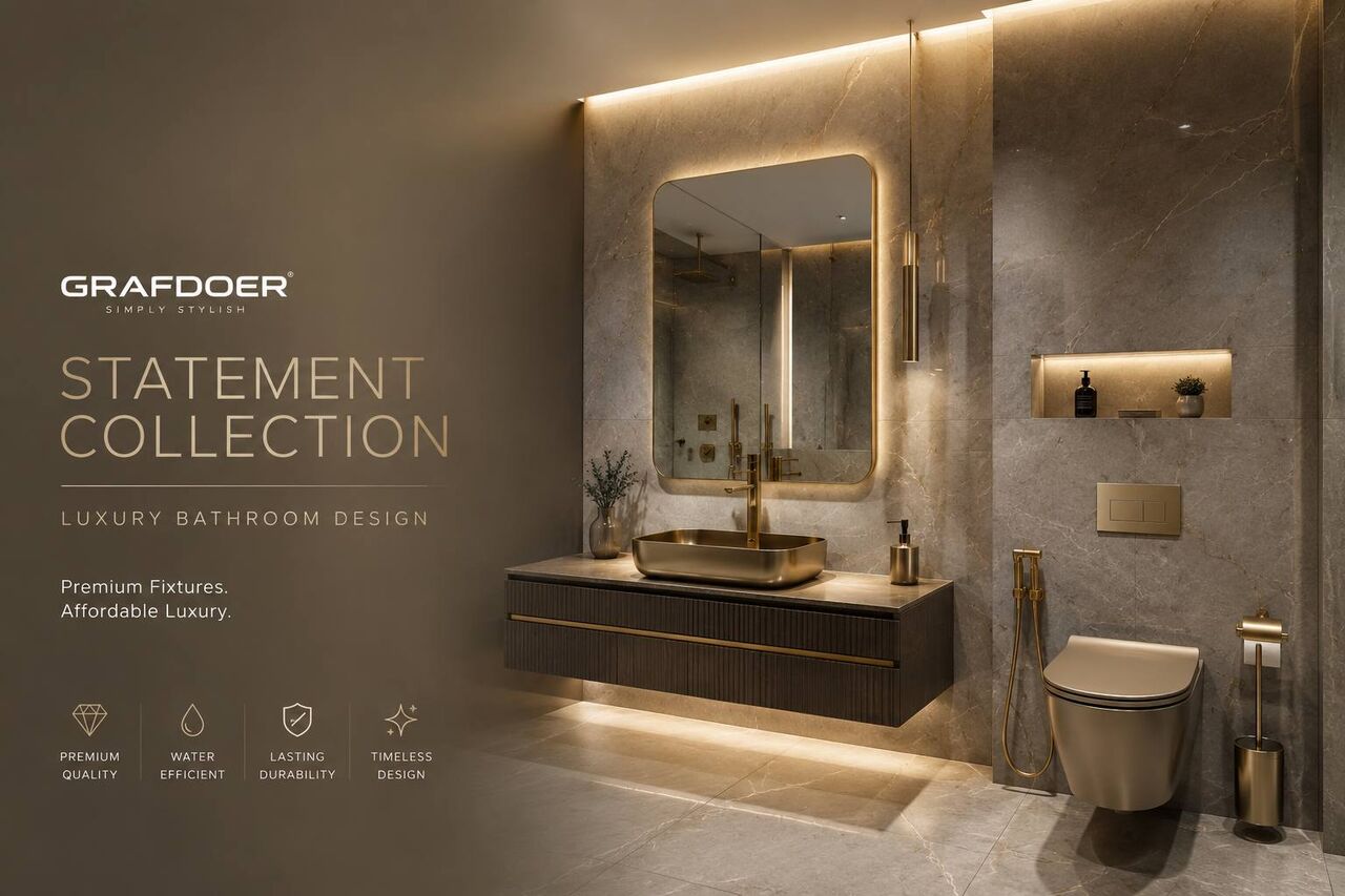 New Delhi, Household, Grafdoer Statement Collection: Redefining Luxury Bathroom Design For Modern Homes